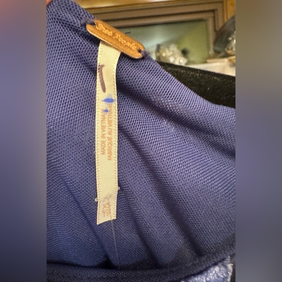 Free People Blue Floral Mini Dress - Picture 10 of 11